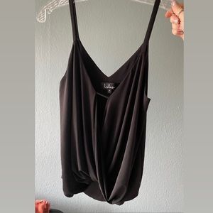 Lulu’s wrap silk tank